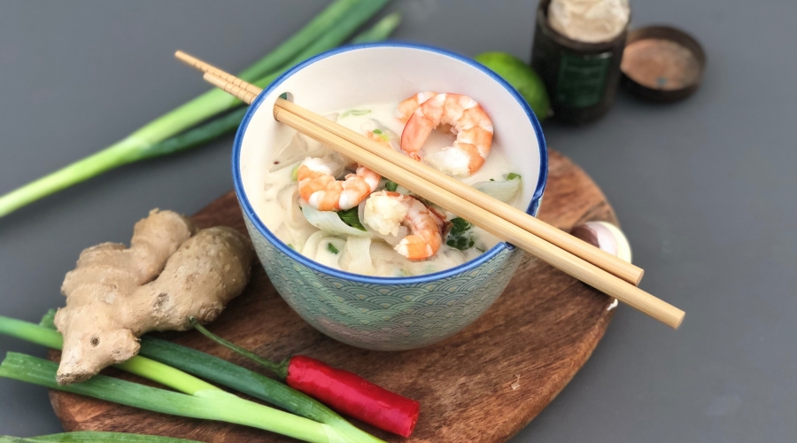 Thaise garnalen soep Tom Kha Kung KPNI Foodie